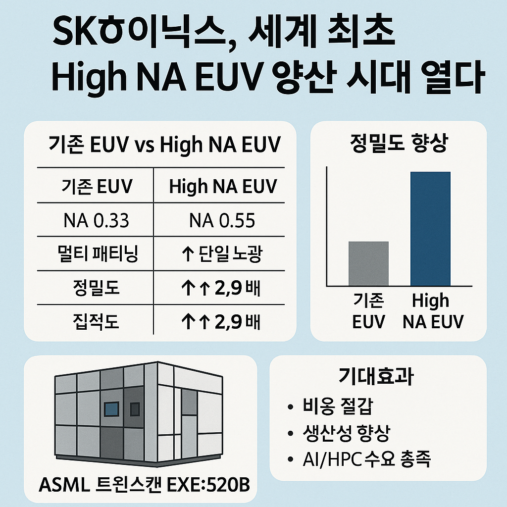 SK Hynix High NA EUV 인포그래픽