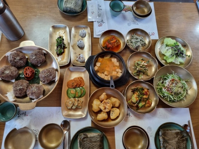 부여 궁남지 연잎밥 정식 사진