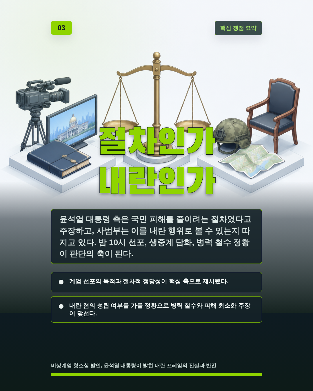 절차인가 내란인가