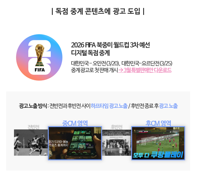 쿠팡플레이광고상품