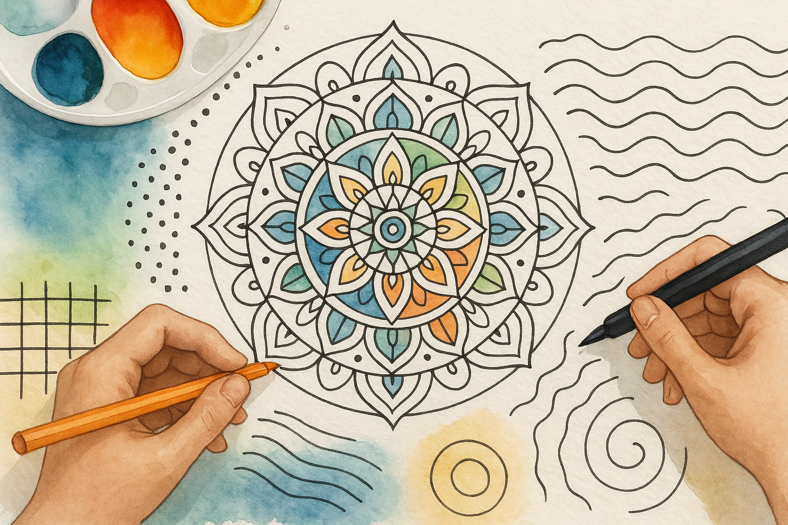 그림 명상 – 하루 10분의 쉼