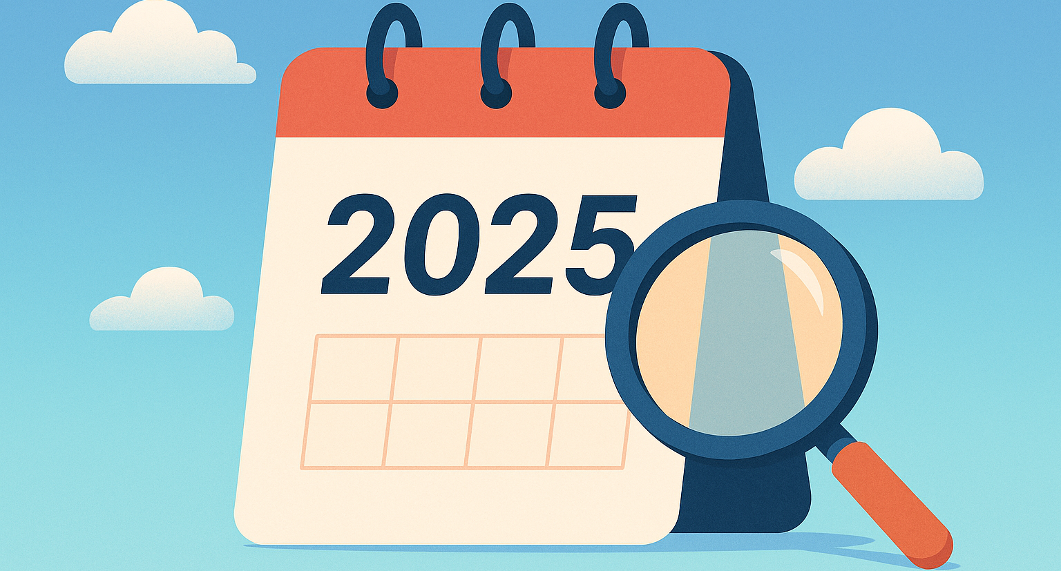 2025 근로장려금 일정과 기한 후 신청을 상징하는 달력 이미지