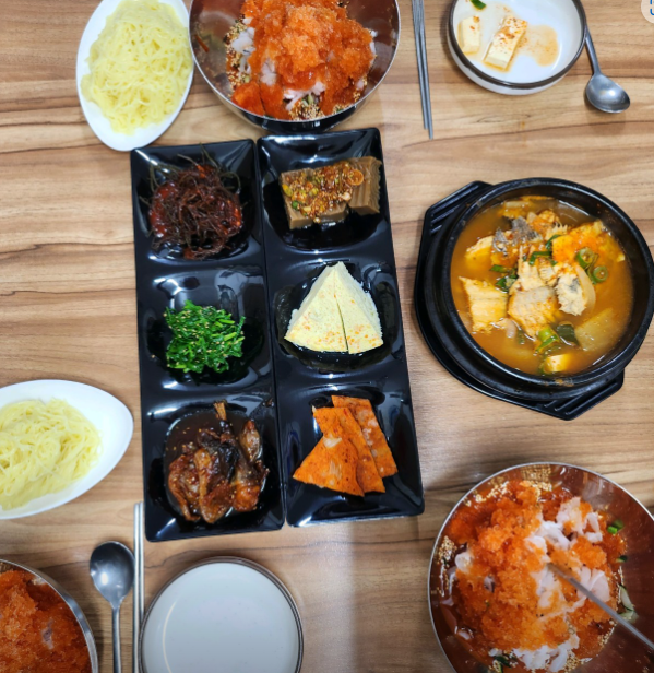 천자물회 