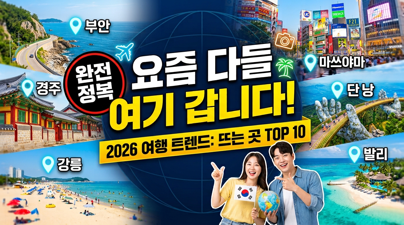 국내 해외 인기 여행지