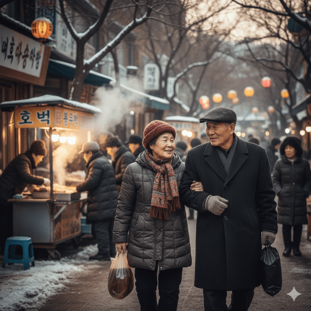 겨울철 노인 건강 - 사진