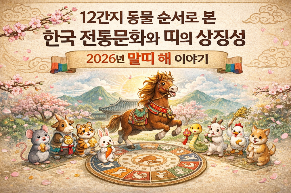 2026년 말띠 해, 12간지로 풀어보는 한국 띠문화 완벽 가이드