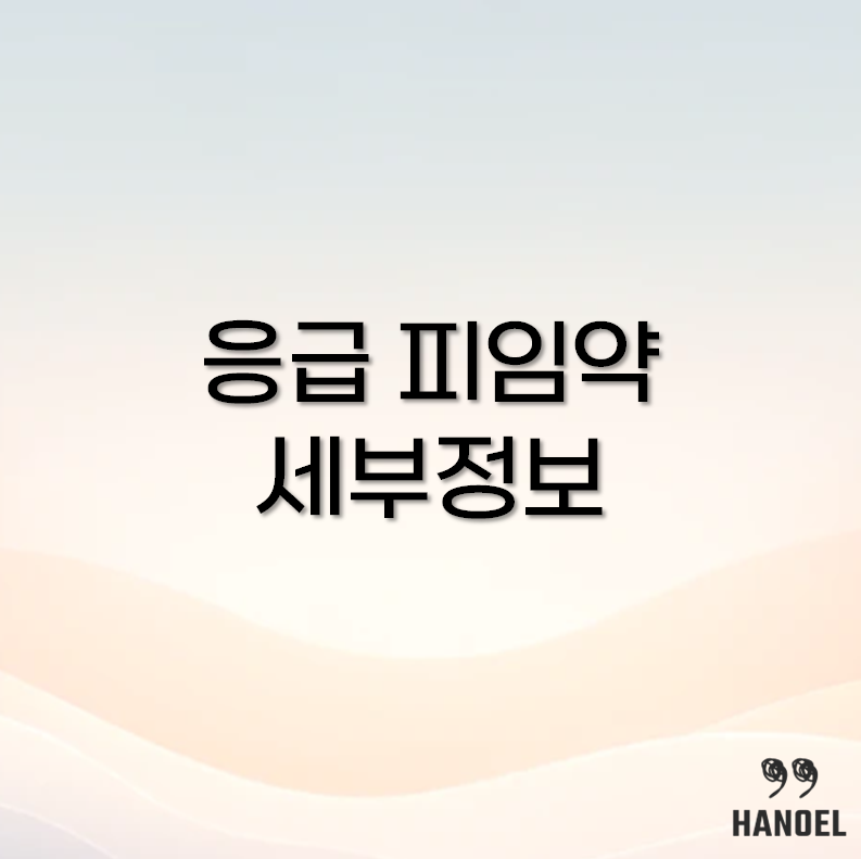 응급 피임약