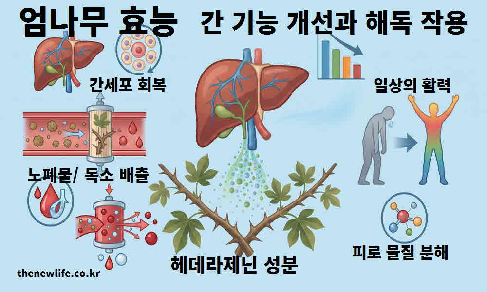 엄나무 효능 간 기능 개선 해독 작용