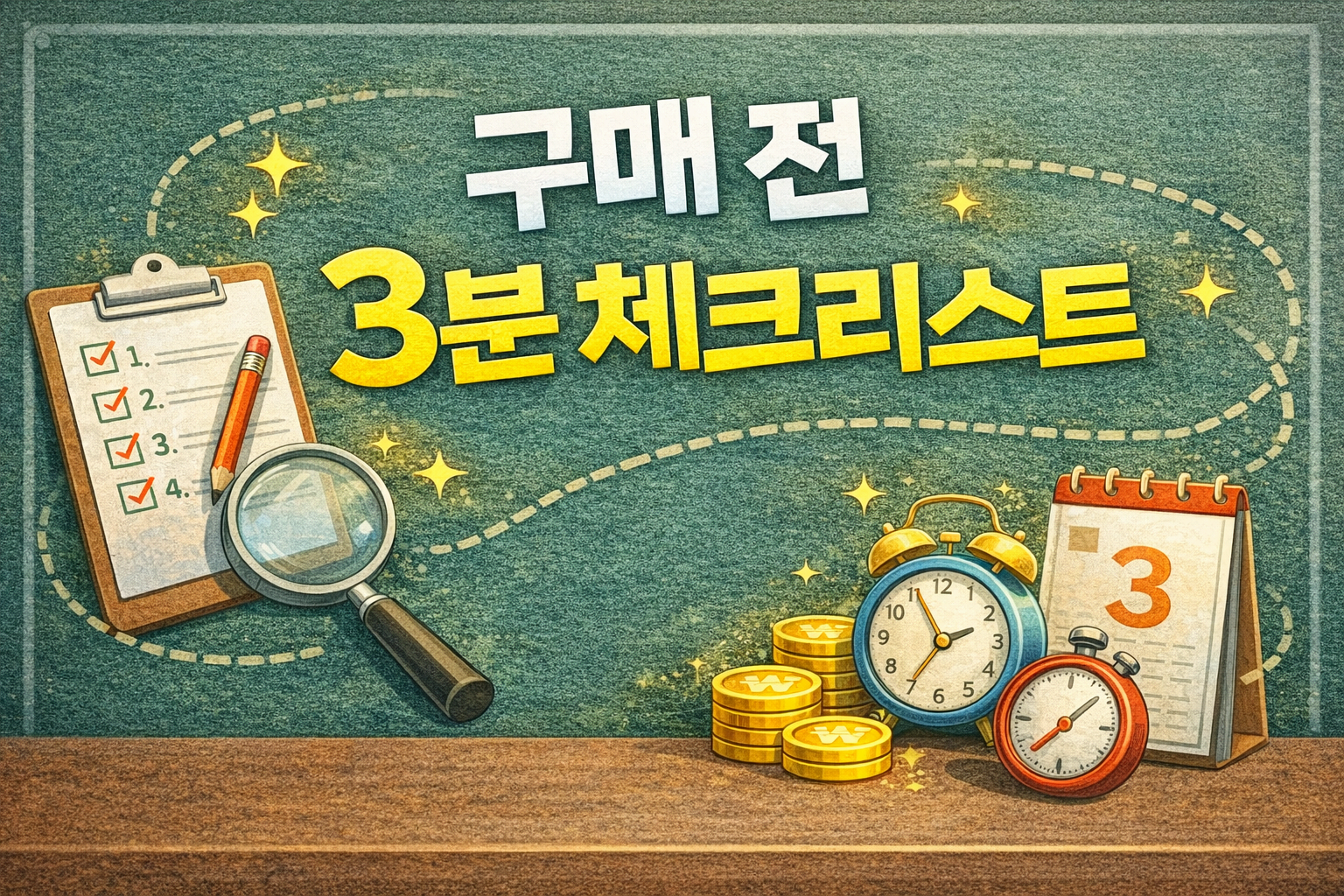 구매 전 3분 체크리스트