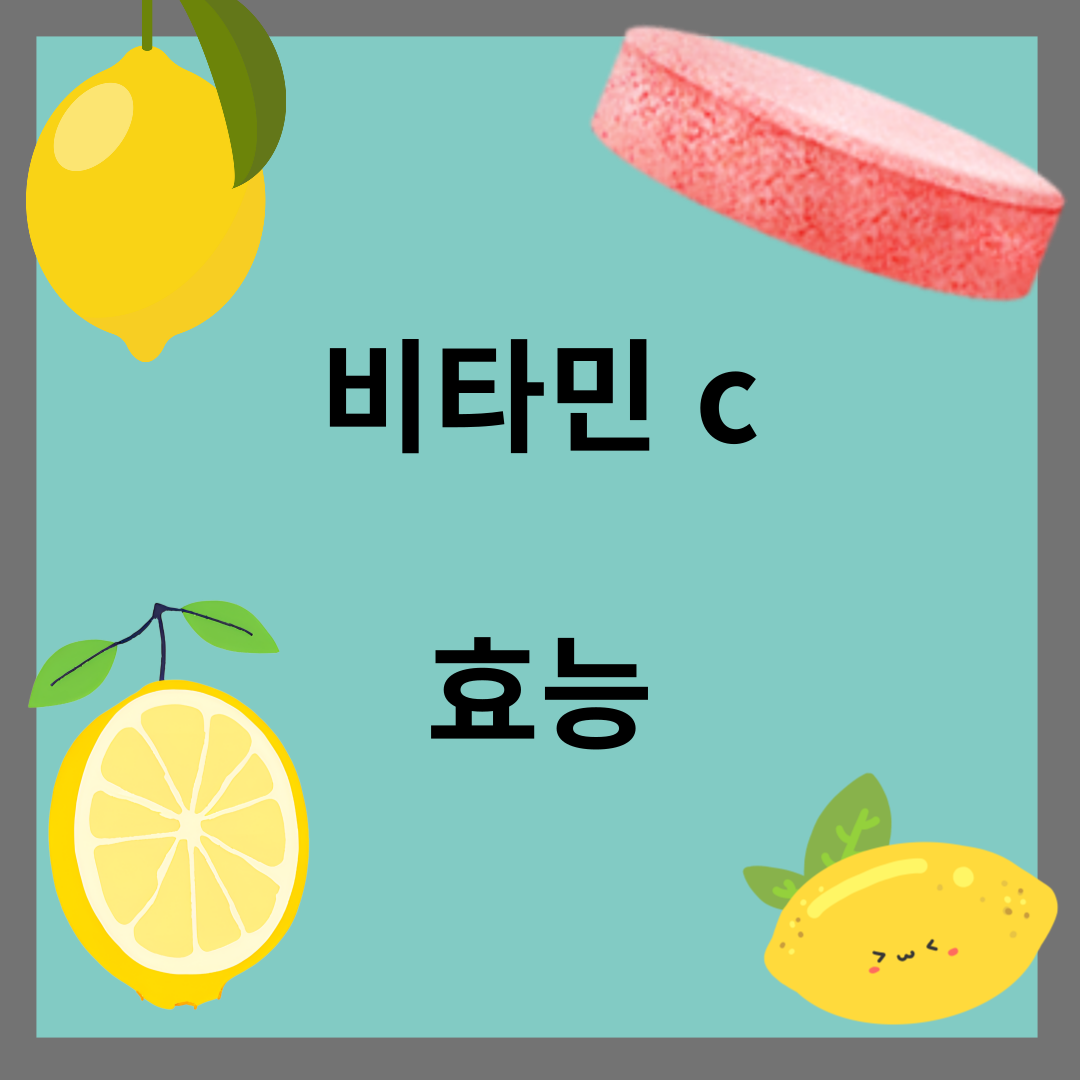 비타민 c 효능