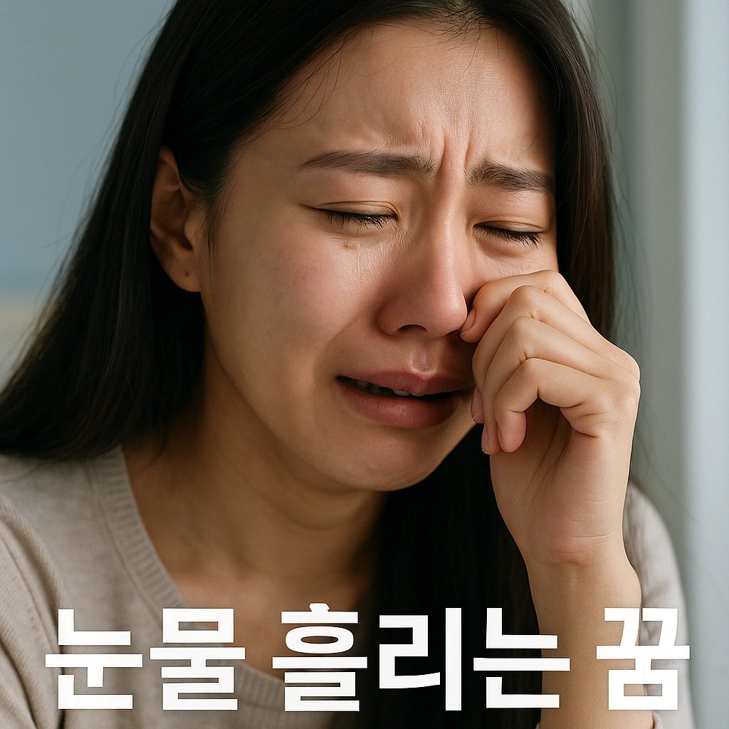 우는 꿈
눈물 흘리는 꿈