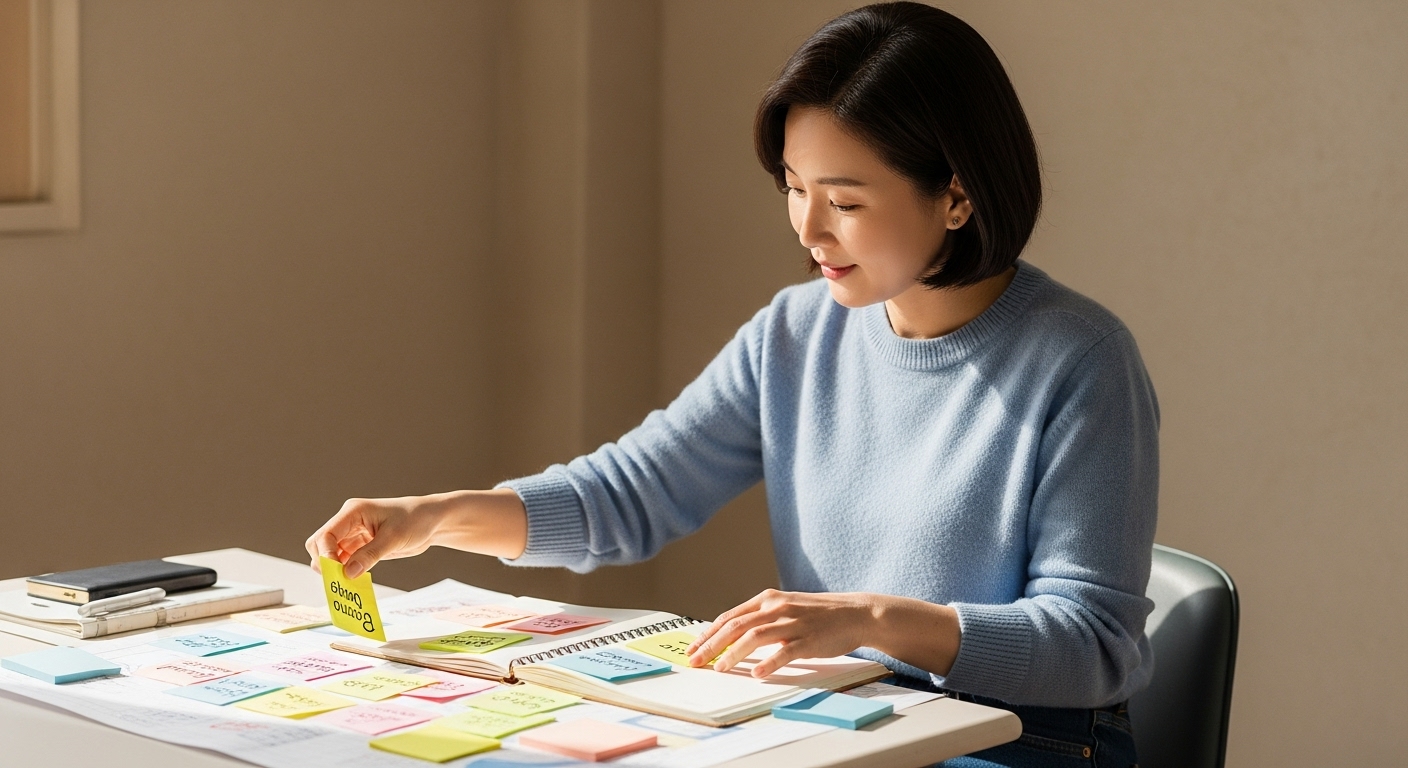 블로그 닉네임 구상 장면