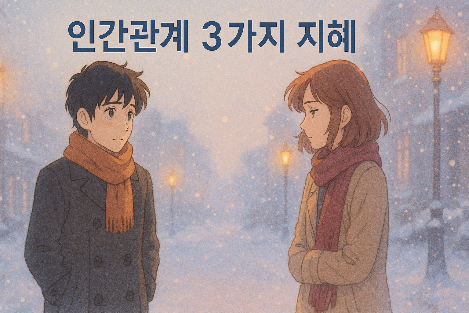 인간관계가 괴로운 당신에게, 전하는 3가지 지혜