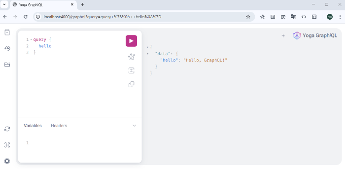 Playground 화면 예시