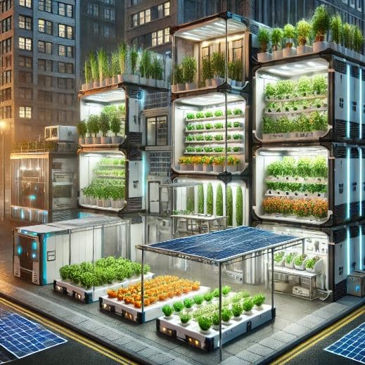도시 내 자투리 공간을 활용한 모듈형 스마트팜