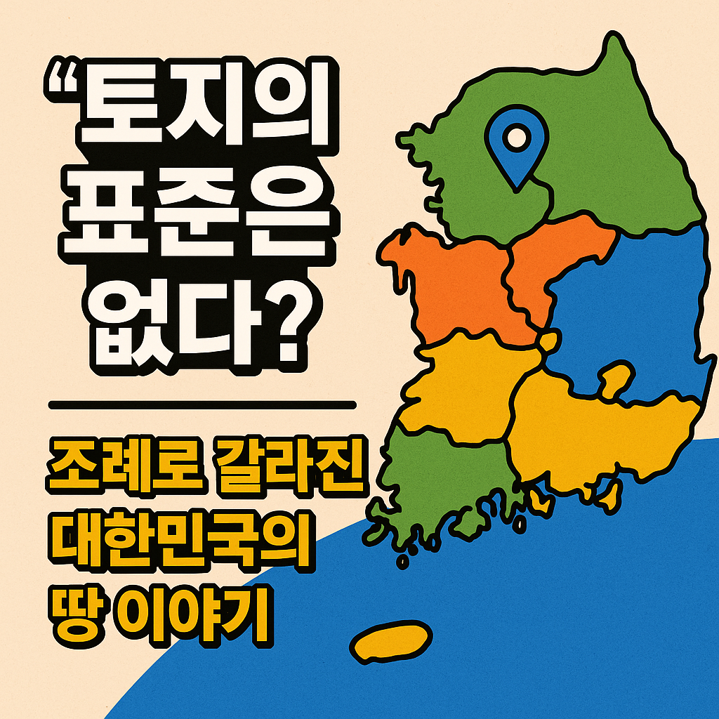 조례로 갈라진 대한민국의 땅 이야기