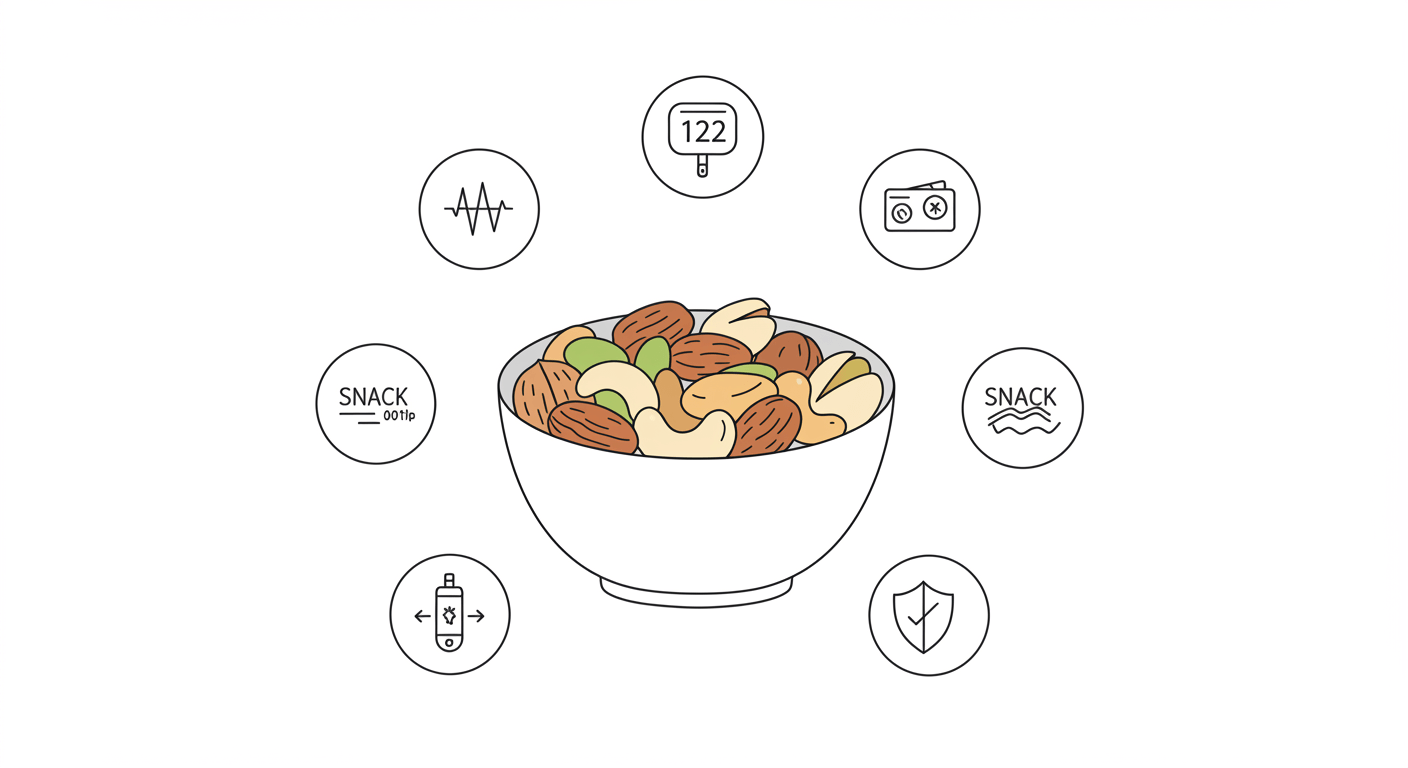 당뇨 견과류 추천 (혈당, 간식, 영양)