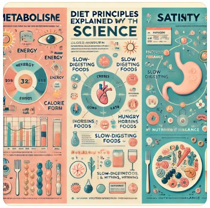 과학으로 보는 다이어트 식단 원리 이미지