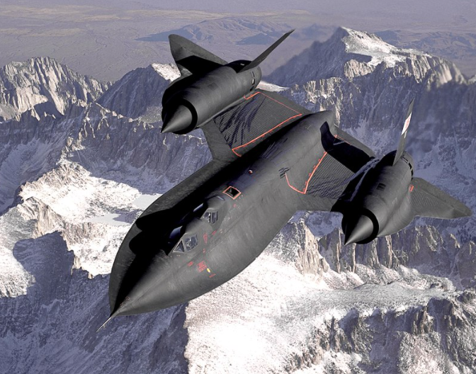 SR-71블랙버드 모습