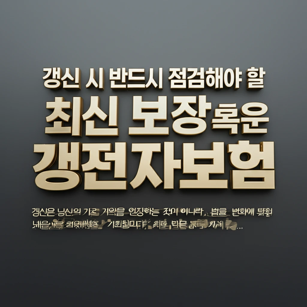 운전자보험 만료일 하루라도 지나면 발..