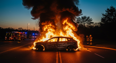 차량 및 전기차 화재