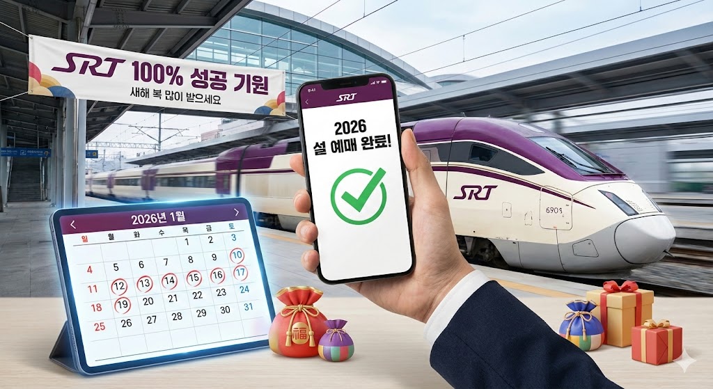 2026 설 SRT 예매 100%