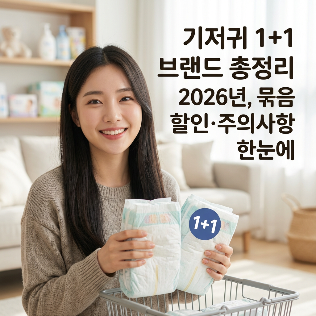 기저귀 1+1 브랜드 총정리 2026년 | 묶음 할인·주의사항 한눈에