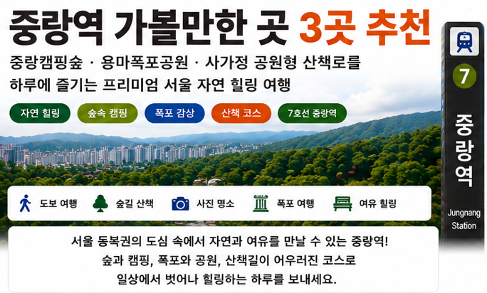 중랑역 가볼만한곳