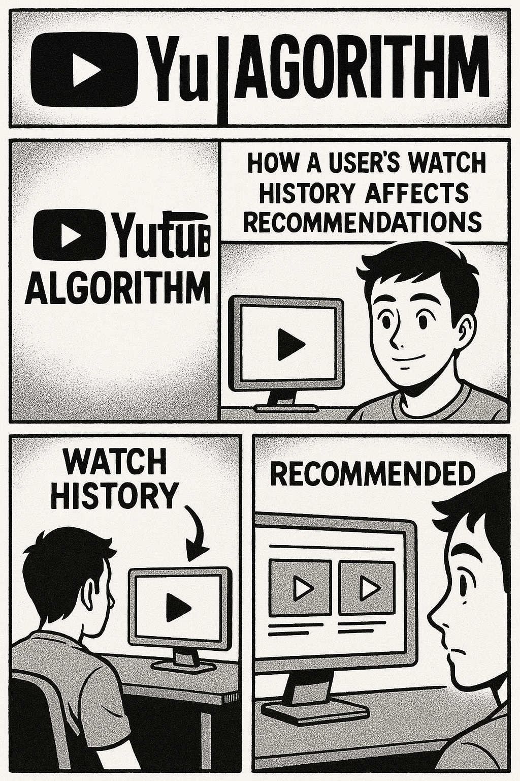 유튜브 알고리즘 사용자 시청 기록