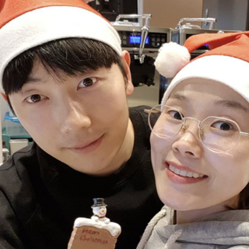 박슬기 공문성 셀카