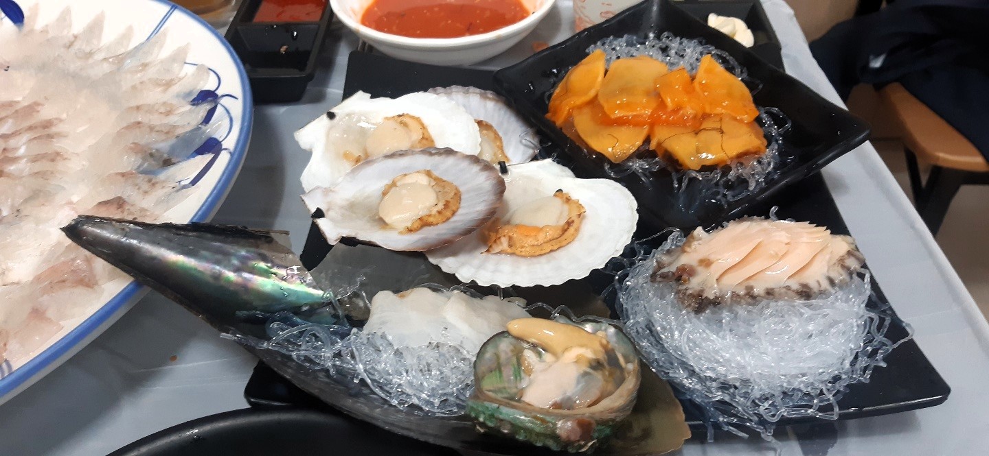 해산물스키다시