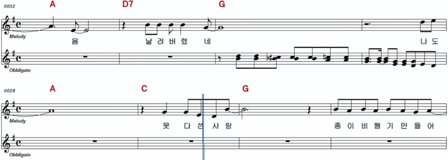 김수철 나도야 간다 악보