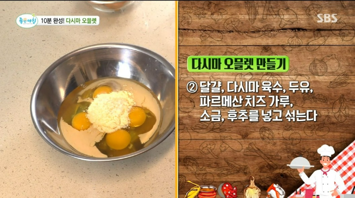 유산균 유익균 늘리는 음식 다시마 오믈렛 레시피