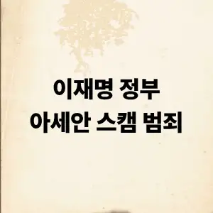 이재명 정부 아세안 스캠