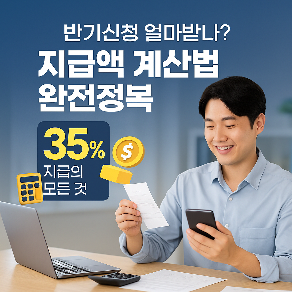 근로장려금 반기신청 지급액 계산법 총정리 (출처 : 국세청)