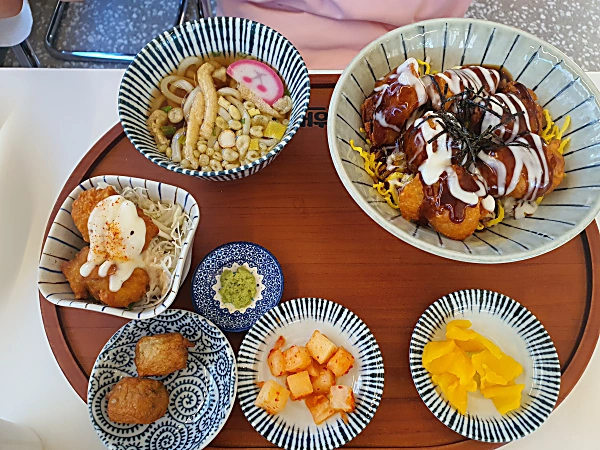 치킨마요 덮밥 정식