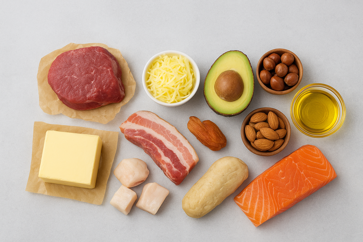 포화지방과 불포화지방이 들어있는 식품