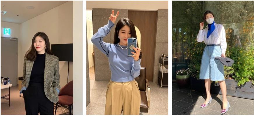 이해리 사복 패션