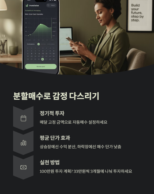 분할매수로 감정 다스리기