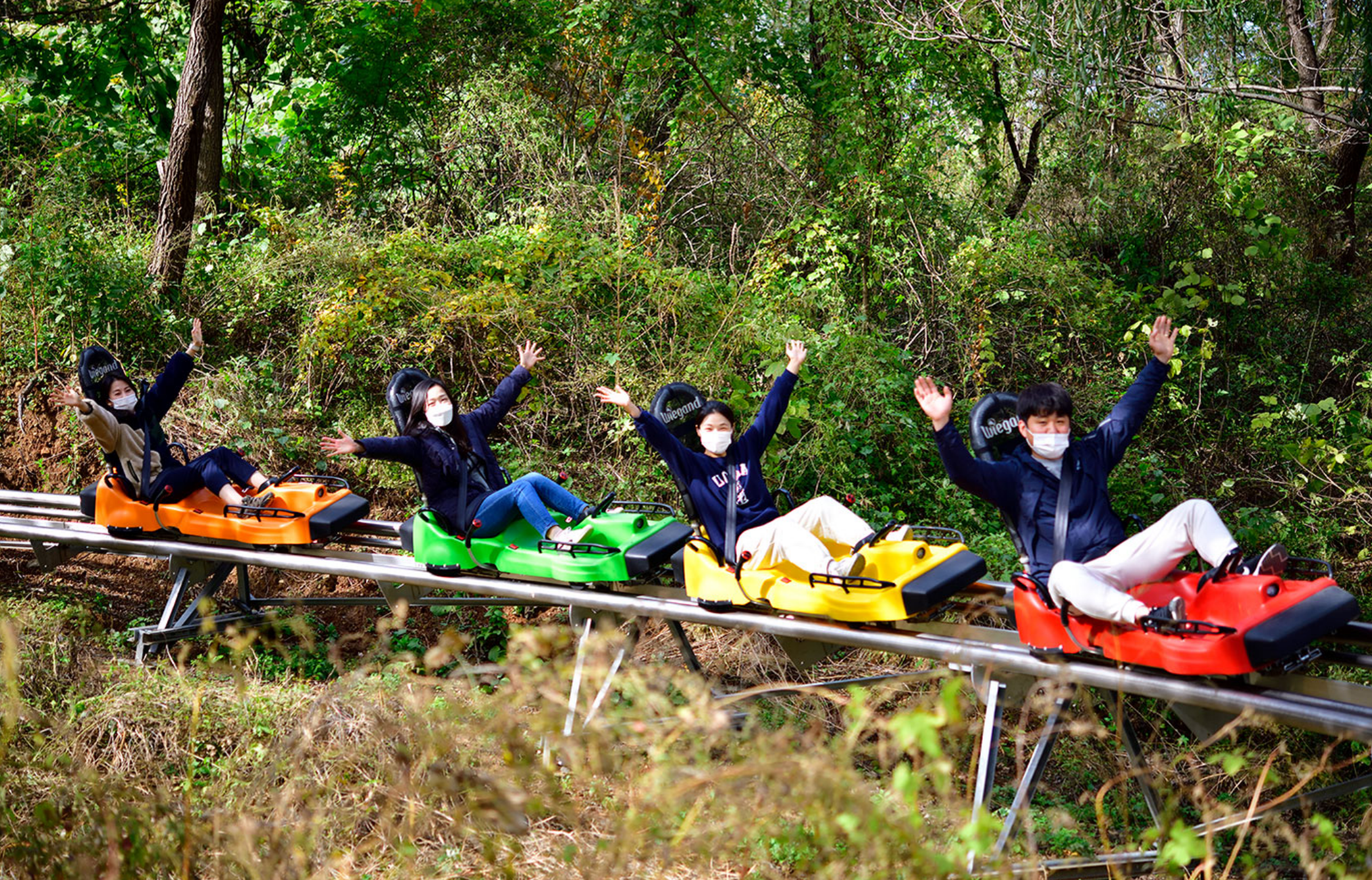 알파인코스터 운행사진입니다.