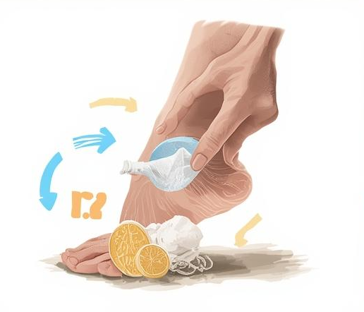 발 각질제거 하는법|집에서 간단하게 따라하는 연화제 사용법