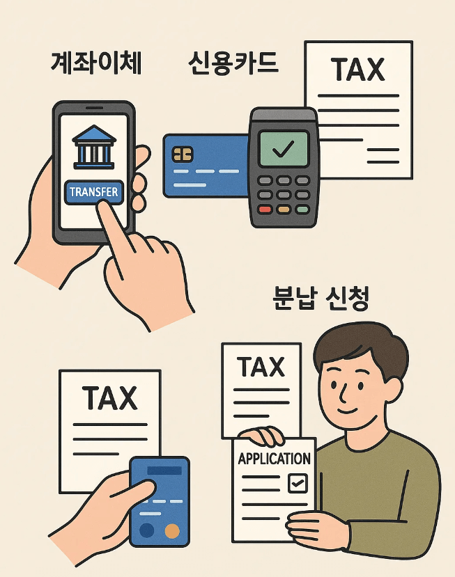 세금 납부 방법
