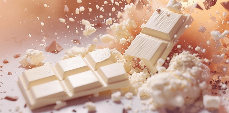 밝고 달콤한 화이트 초콜릿