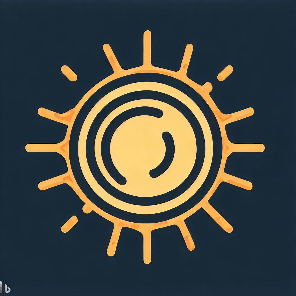 태양 아이콘 맵