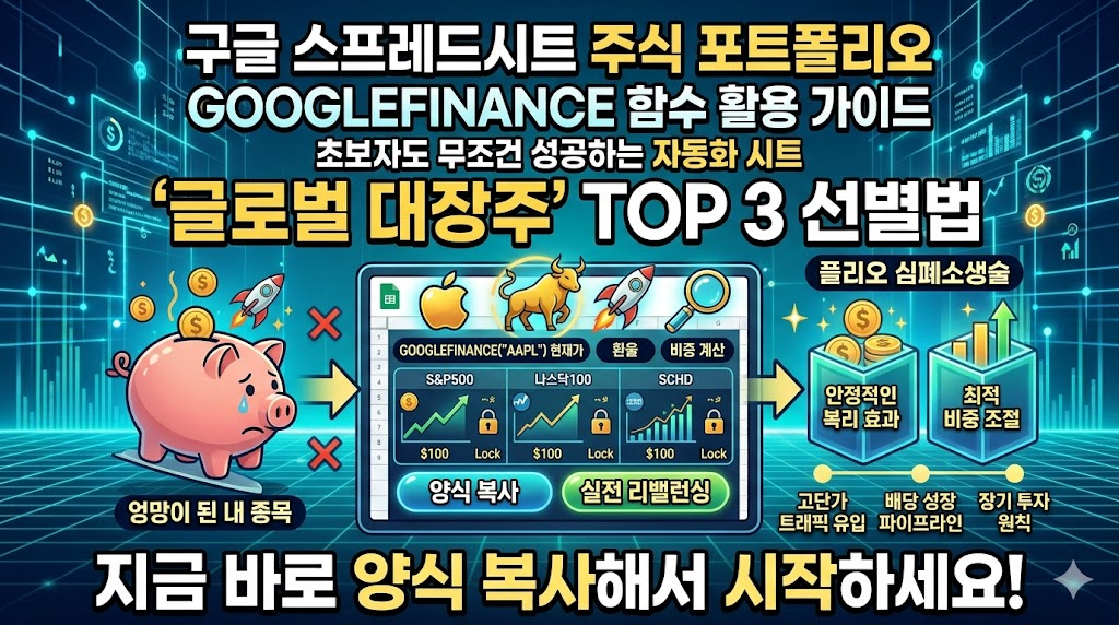 구글 스프레드시트로 주식 관리하기