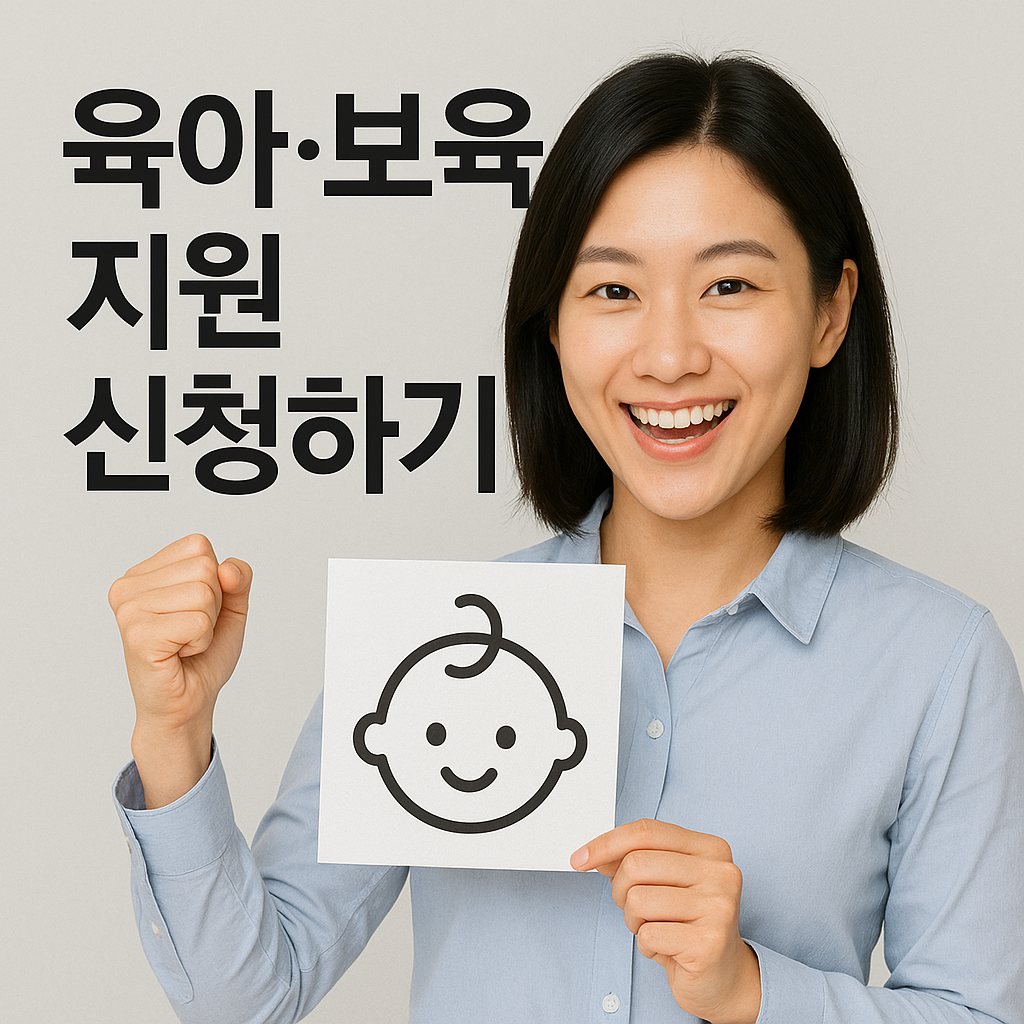 육아&middot;보육 지원 신청하기