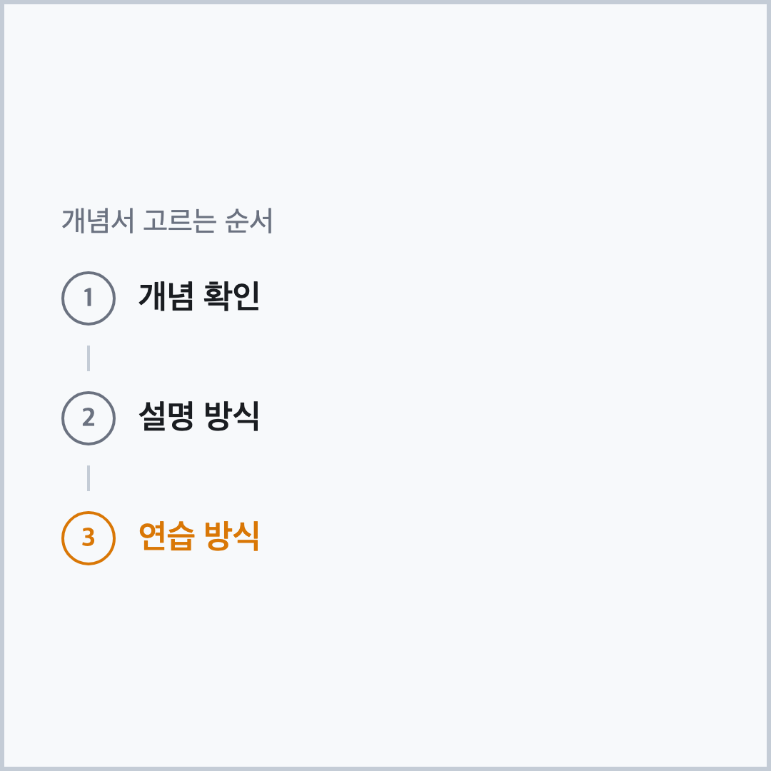 고등수학 개념서 고르는 3단계 절차