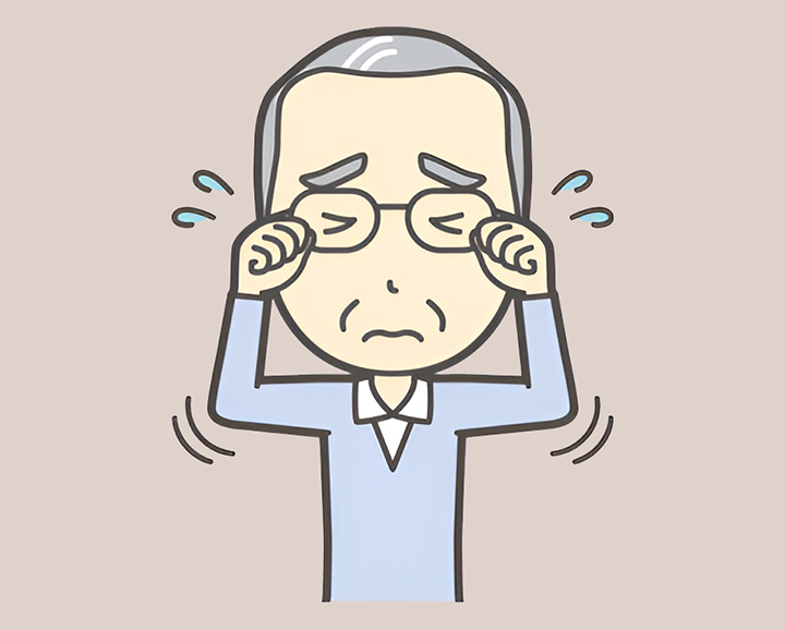 백내장이-있는-노인