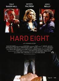 세명의 주연배우 사진과 원제목"HARD EIGHT"사진
