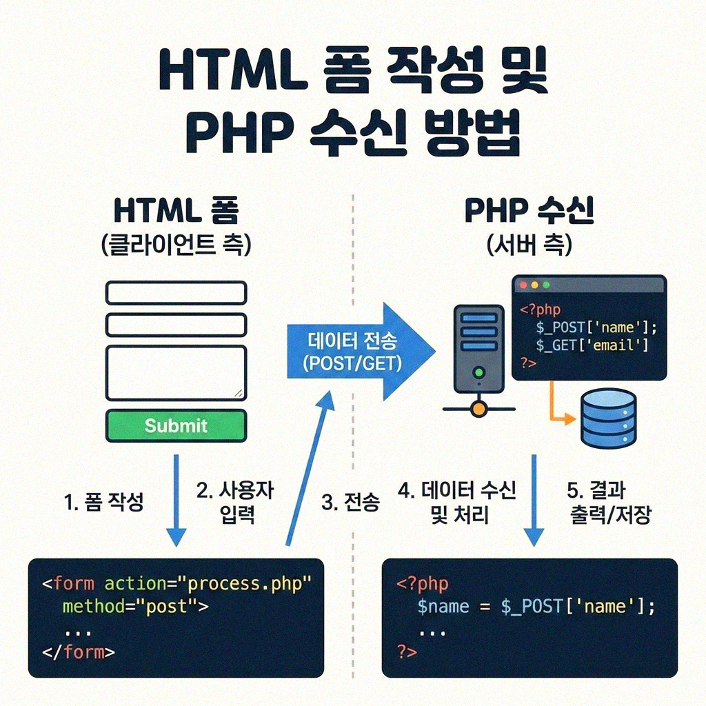 PHP 폼 데이터 POST 요청 완벽 이해하기